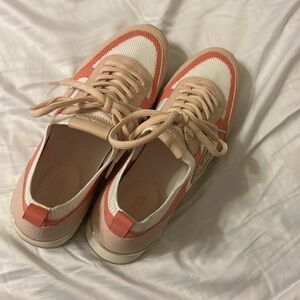 Pink Michael Kors tennis shoes